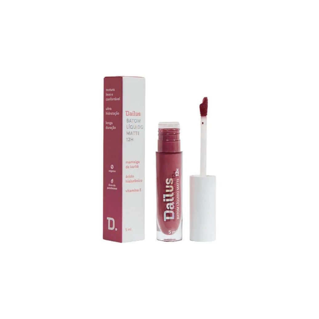 Batom Líquido Dailus Matte 12h Rosé