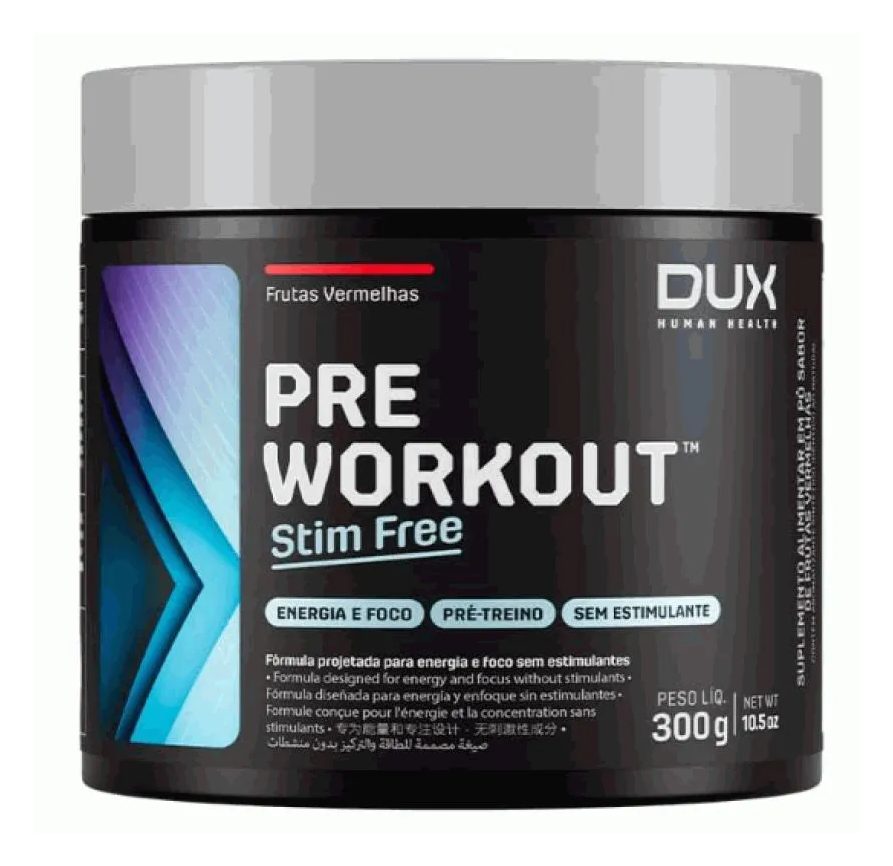 Pre Workout Original – Stim Free (300g) – Sabor: Frutas Vermelhas