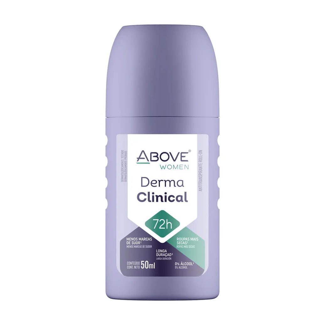 Desodorante Above Feminino Derma Clinical 50ml Roll On