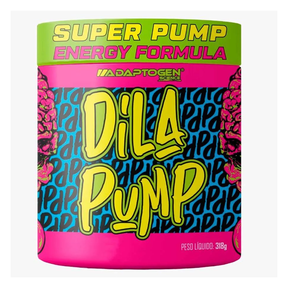 Dila Pump 318g Pré Treino Vasodilatador Maçã Verde