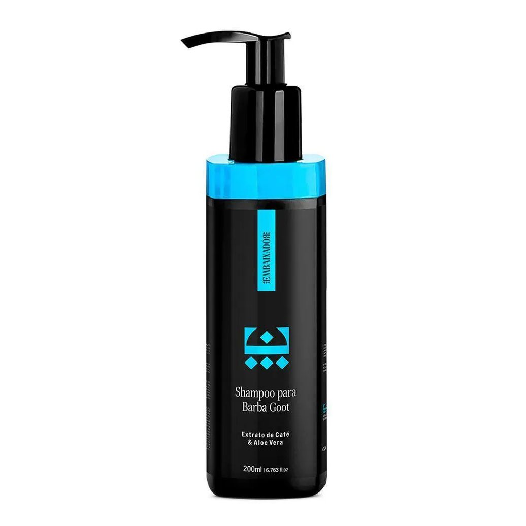 Kit Óleo para Barba Goot Wood + Shampoo Barba Goot Embaixador 200ml