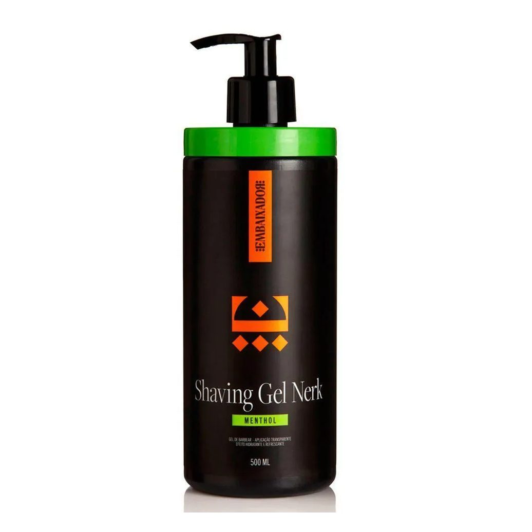 Shaving Gel Nerk Menthol + Shaving Cream Nerk Embaixador 500ml