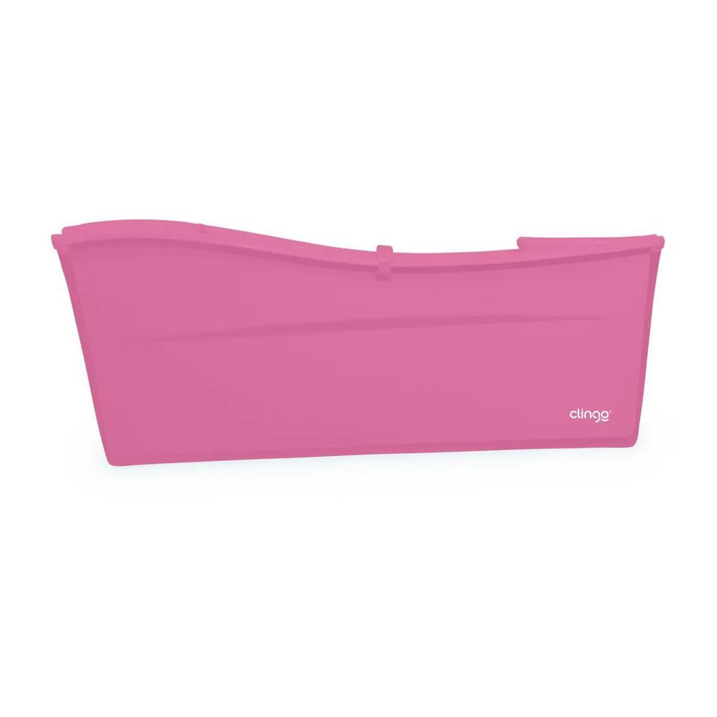 Banheira Infantil Smart Dobrável Rosa Clingo
