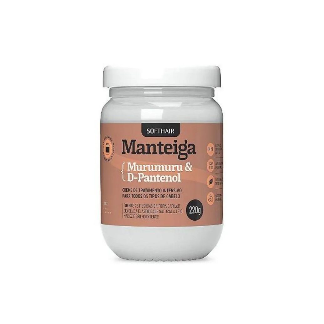 Hidratação Murumuru Manteiga Capilar com D-pantenol Softhair