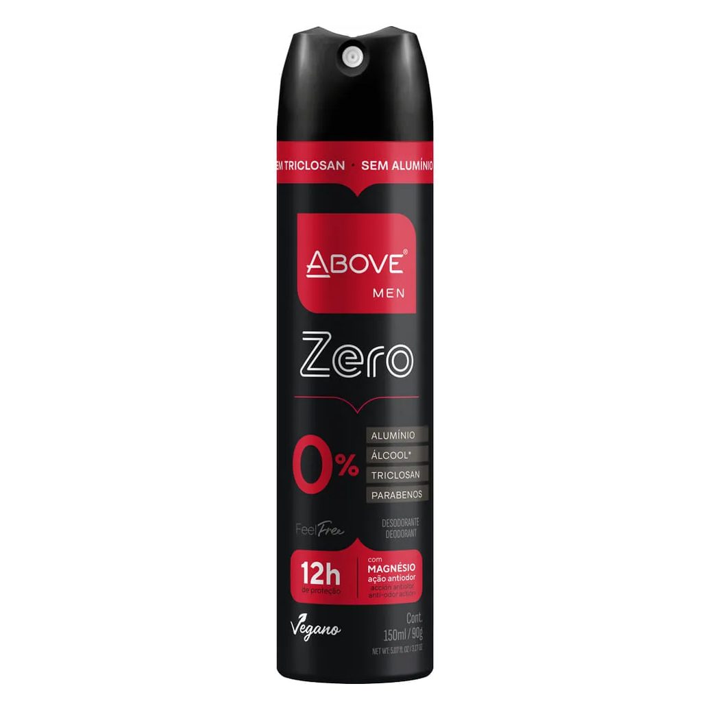 Desodorante Above Masculino 150ml Aerossol Feel Free