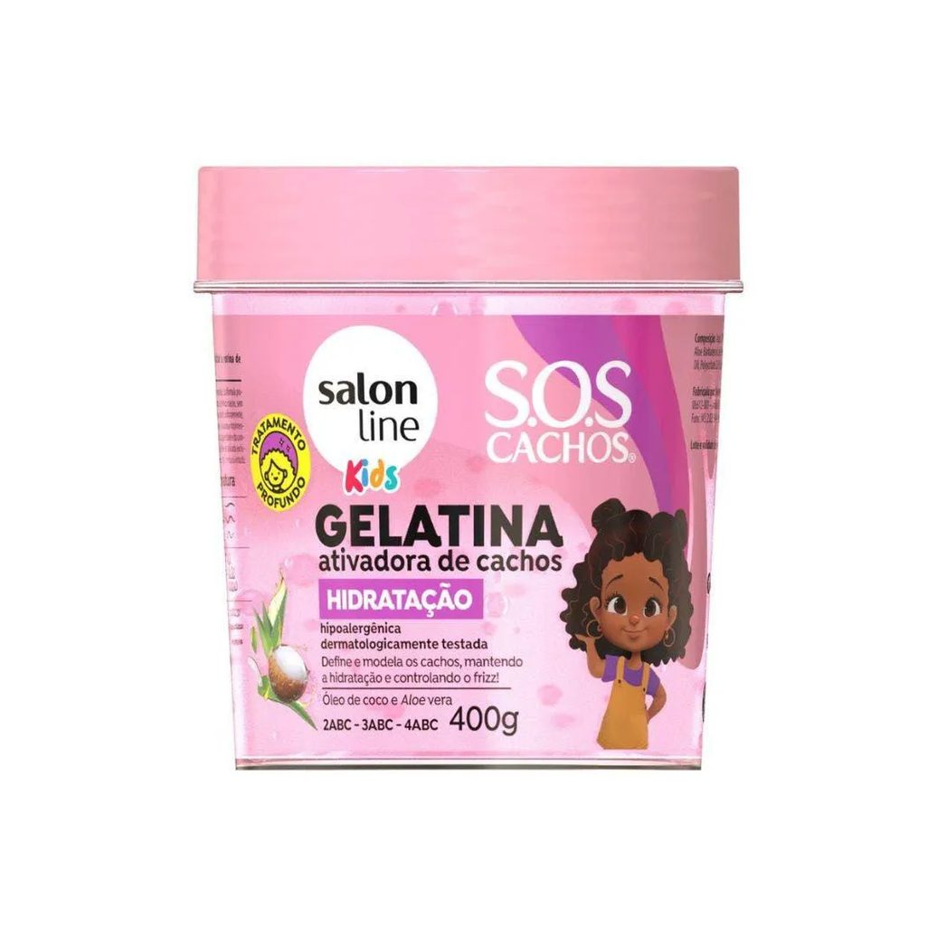 Gelatina Salon Line Sos Hidratação Kids 400gr