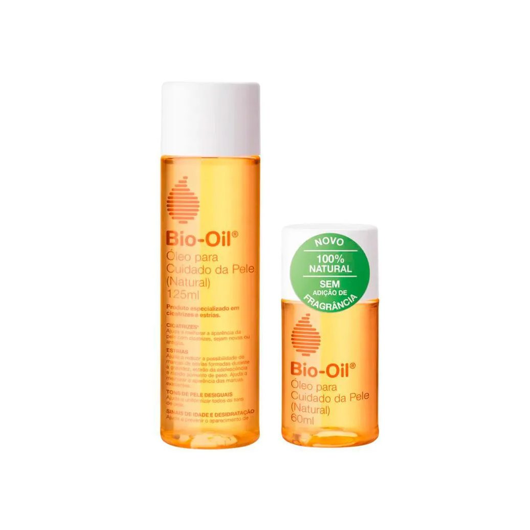 Kit Bio-oil Cicatrizante - Óleo Corporal Natural 60ml E Óleo Corporal Natural 125ml