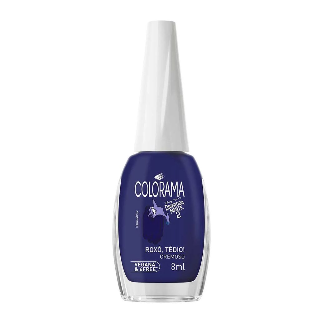 Esmalte Cremoso Colorama Divertidamente 8ml - Roxo Tédio