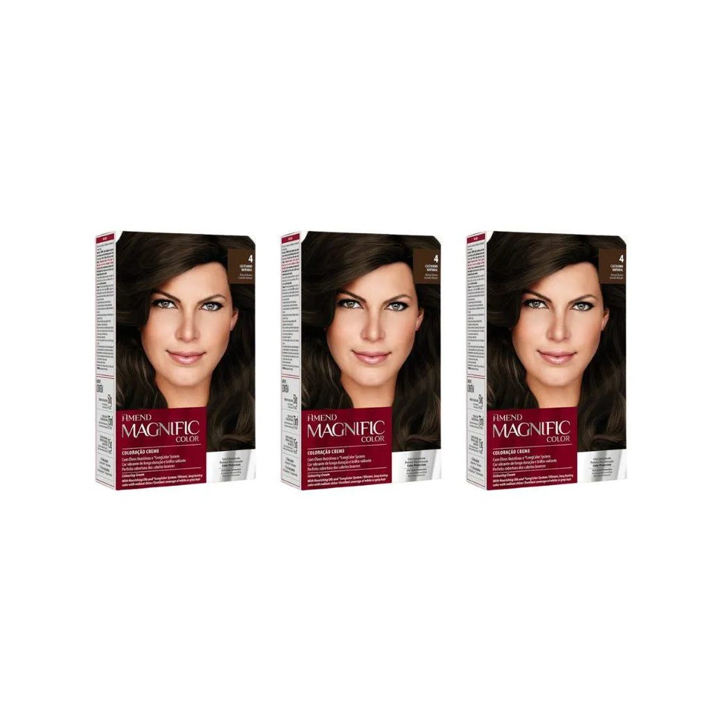 Coloraçao Amend Magnific Cr Perm 4.0 Cast Natural - Kit C / 3un