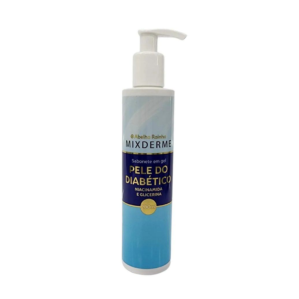 Sabonete em Gel para Pele do Diabético Corporal Mixderme Abelha Rainha 200ml