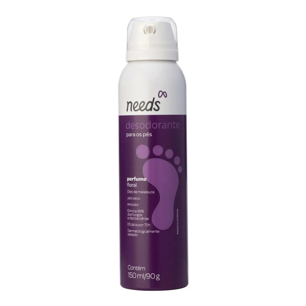 Desodorante para Pés Needs Floral Aerossol 150ml