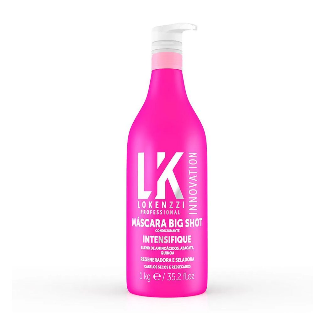 Máscara Big Shot Intensifique Lokenzzi 1kg Hidratação