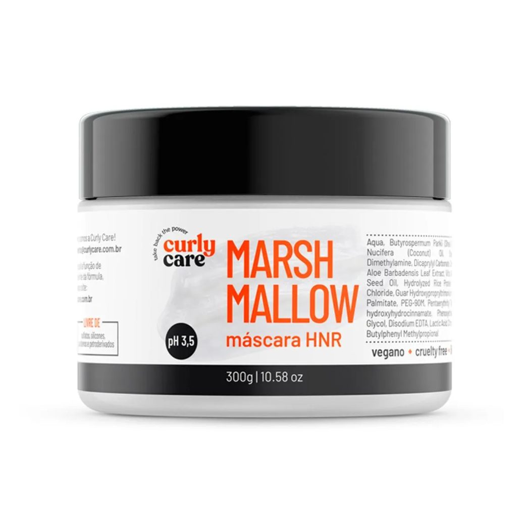 Máscara Hnr Marshmallow Cachos Vegano Curly Care 300g