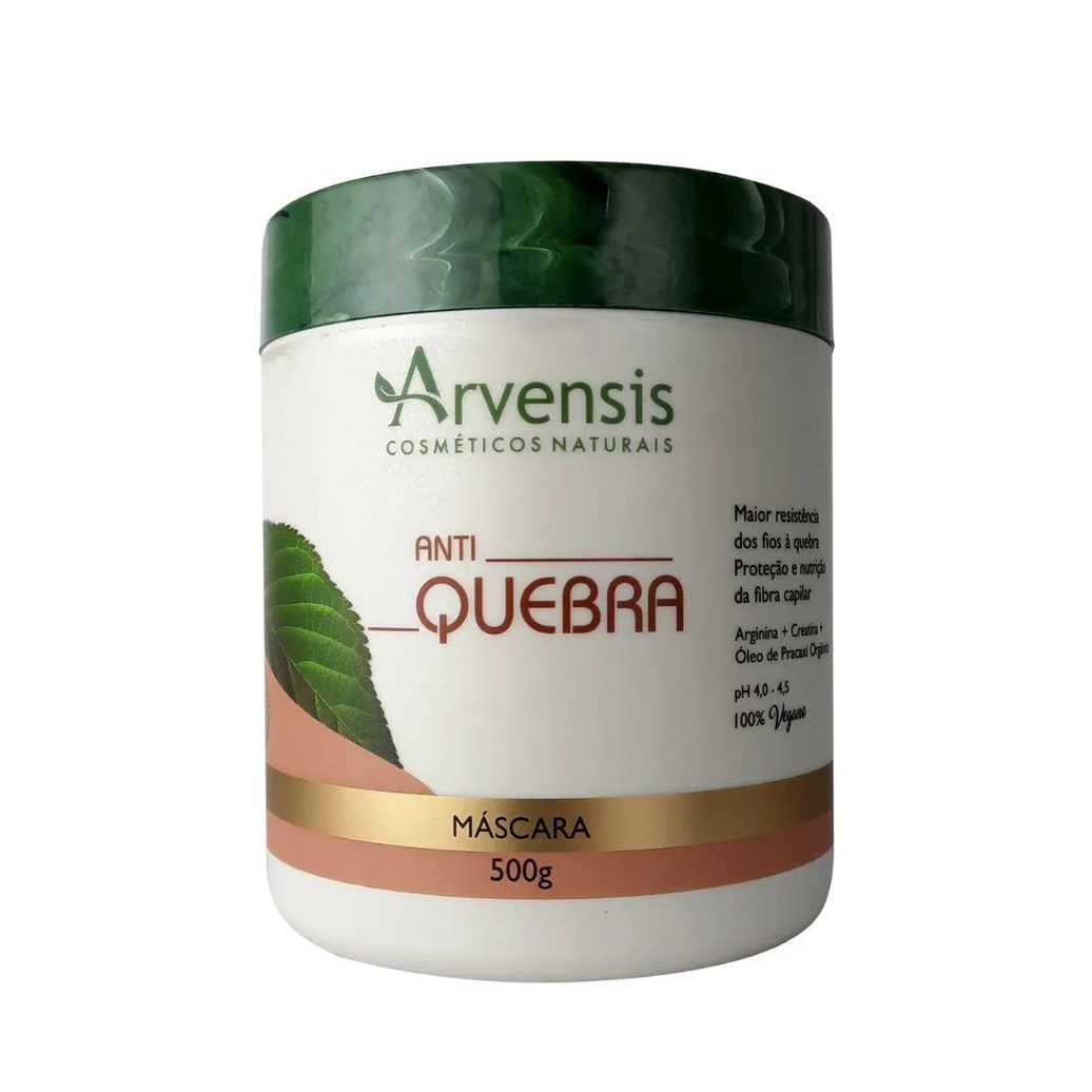 Mascara Capilar Antiqueda Antiquebra Arvensis Vegano 500g