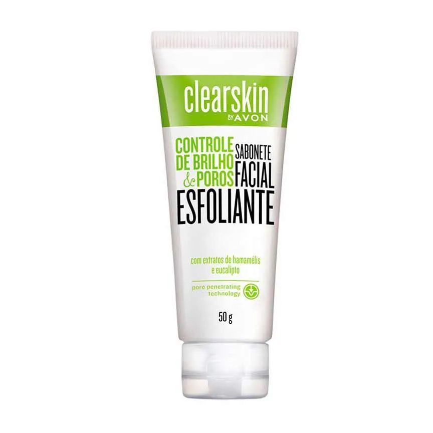 Avon Clearskin Sabonete Esfoliante Facial 50g