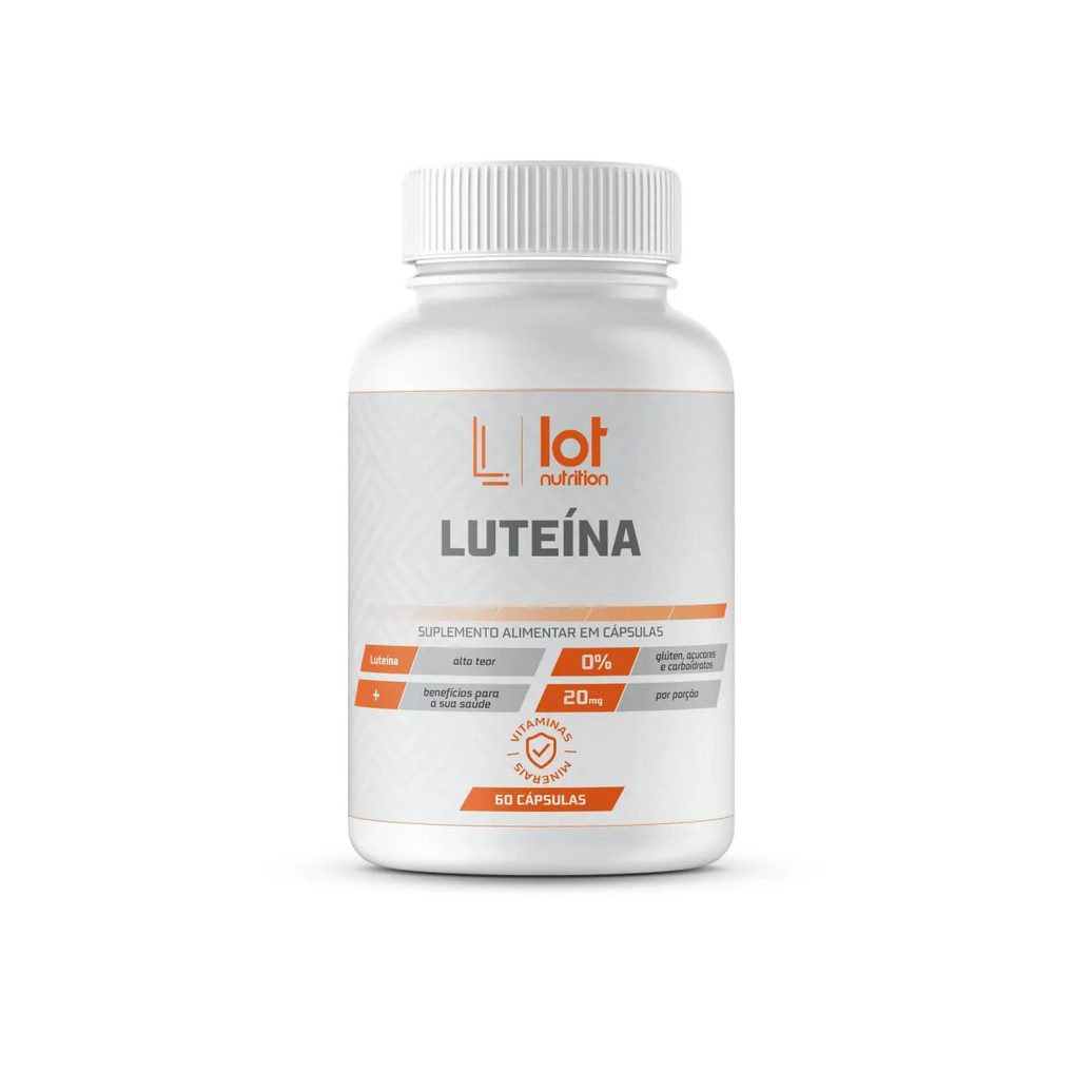 Luteína 20mg - 60 cápsulas Lot Nutrition