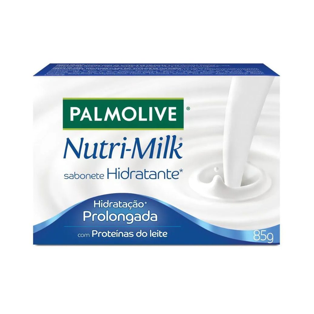 Sabonete Hidratante em Barra Palmolive Nutri-Milk Hidratação Prolongada 85g