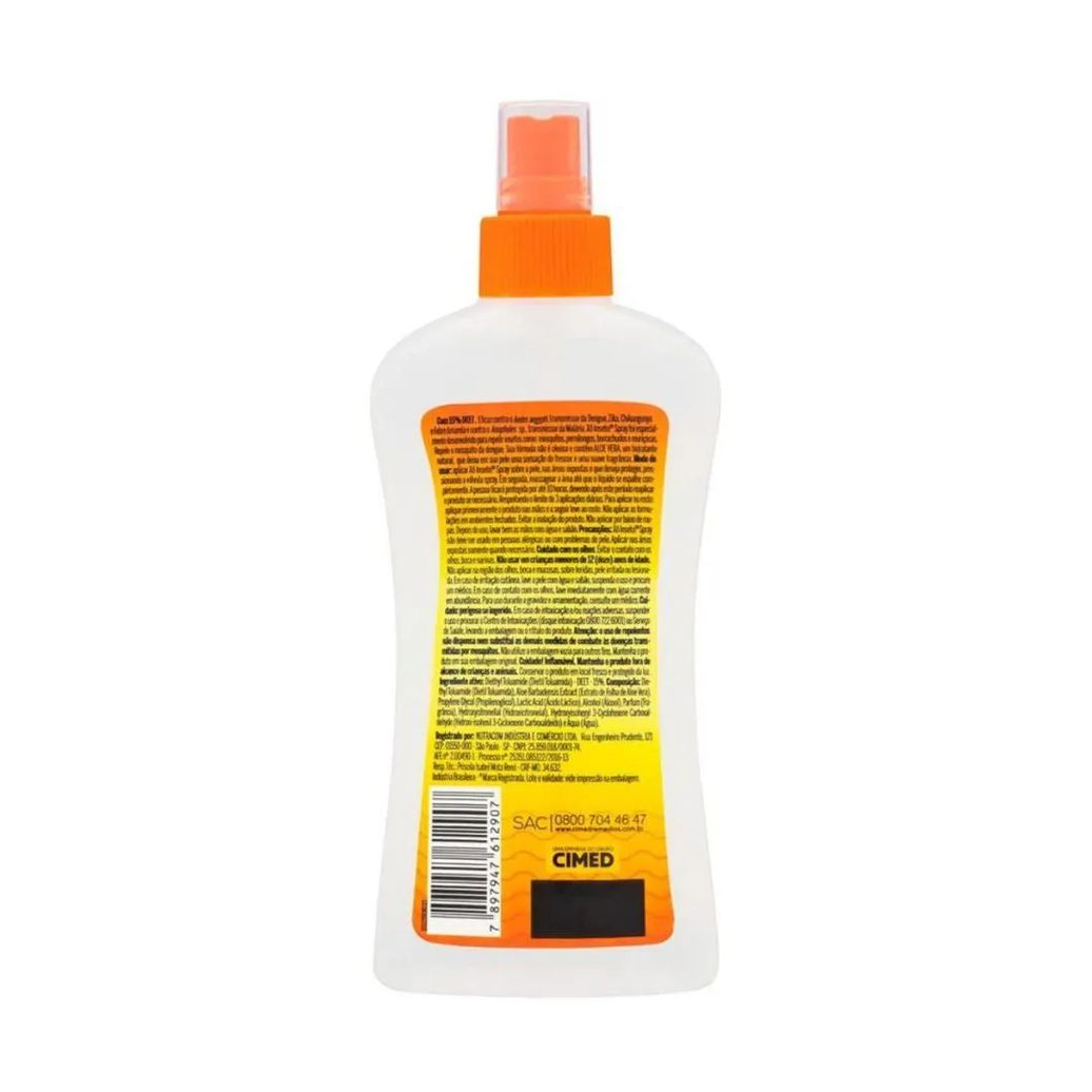 Kit Spray Repelente de Insetos Cimed Xô Inseto com 6 200ml