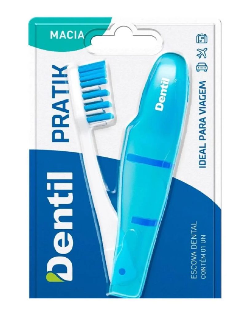 Escova de Dente Adulto Macia Pratik Dentil 1 Uni