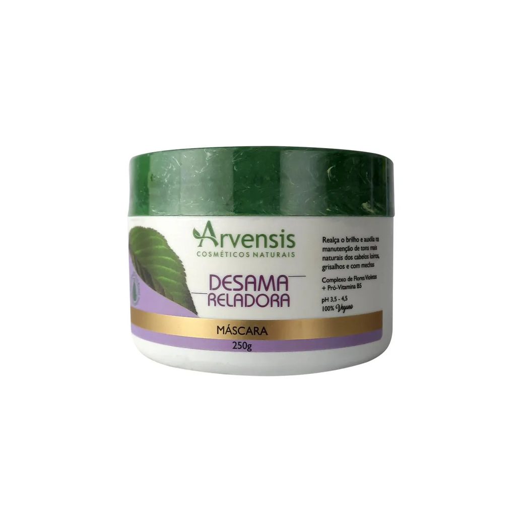 Arvensis Desamareladora Máscara Capilar Cabelos Loiros 250g