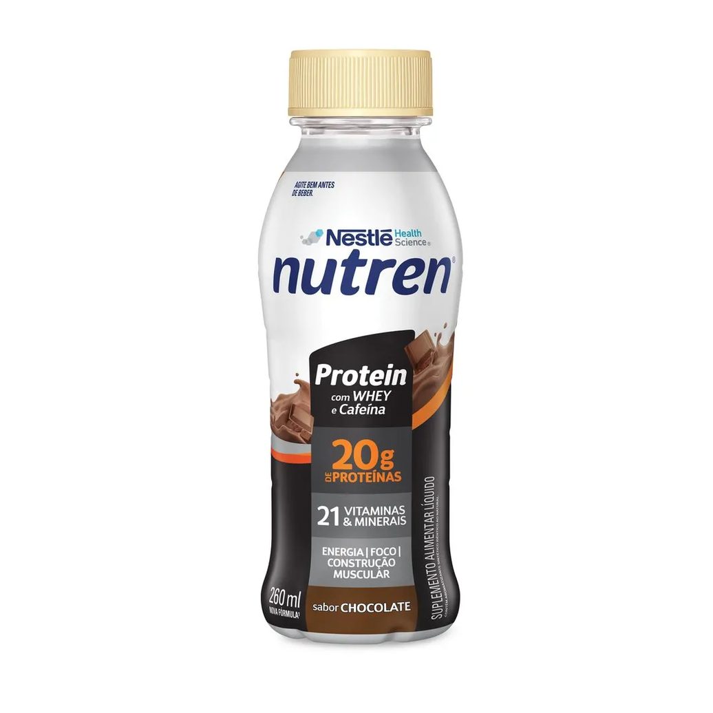 Suplemento Alimentar Nutren Protein Whey 20g De Proteínas Chocolate 260ml