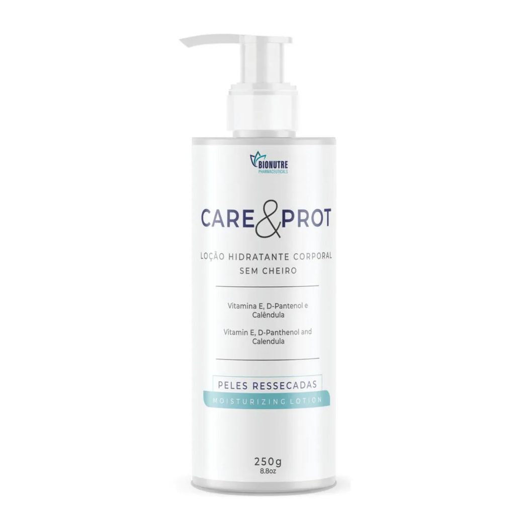 Loção Hidratante Corporal Sem Cheiro Care&prot 250g Bionutre Pharmaceuticals - Quimioterapia e Radioterapia