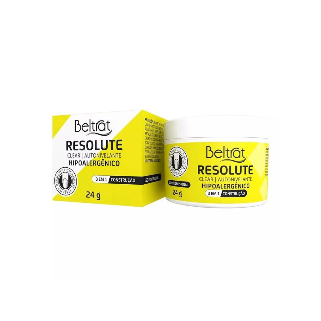 Gel Resolute Clear Beltrat LED/UV - 24G