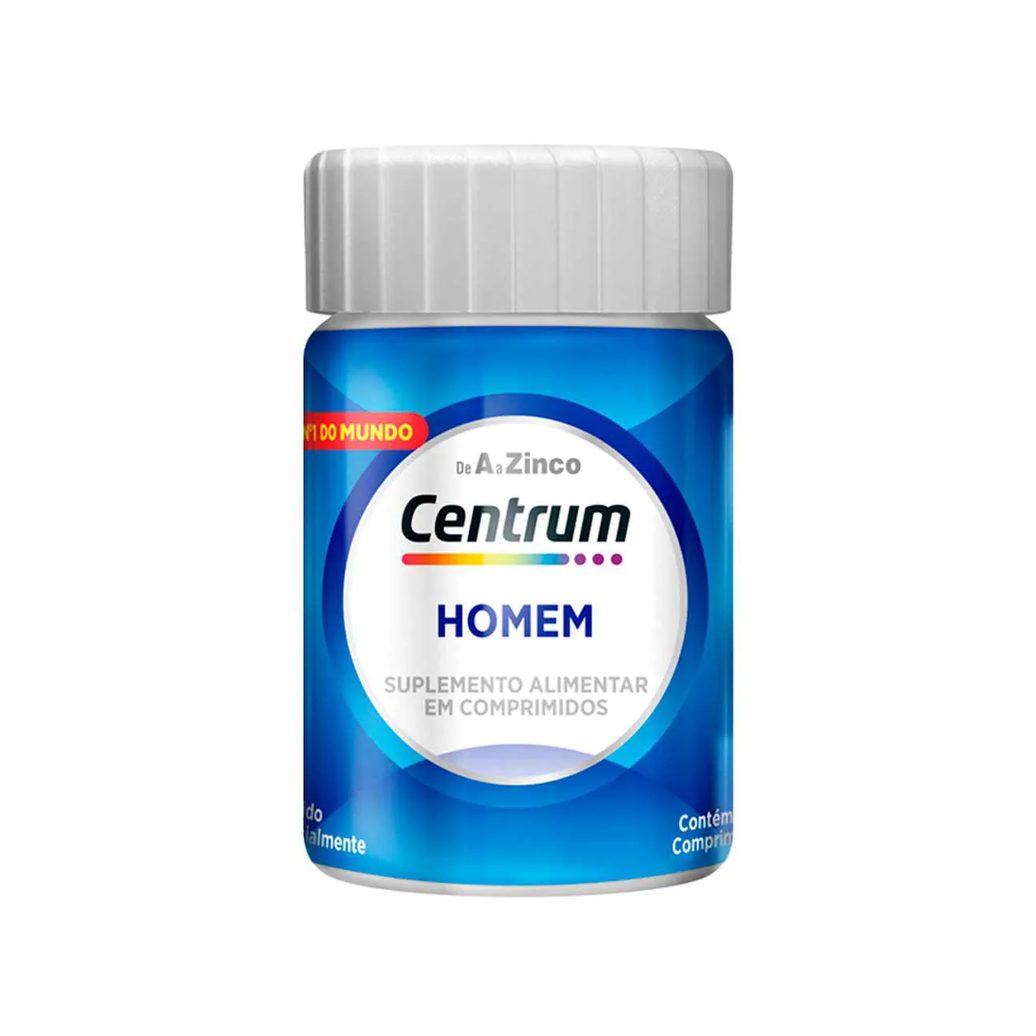 Polivitaminico Centrum Essentials Homem de A a Zinco 30 Comprimidos