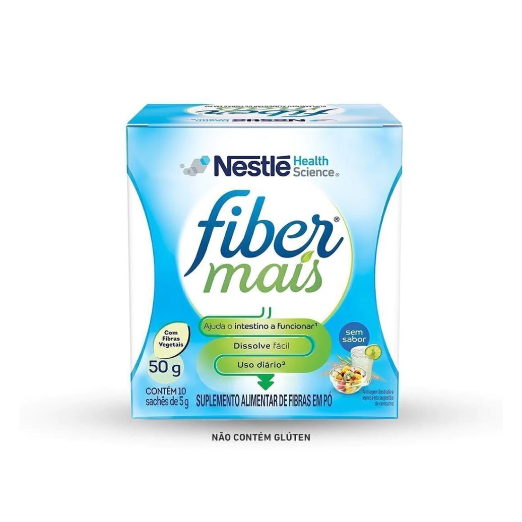Suplemento Alimentar De Fibras Fibermais Sem Sabor Display 10X5G