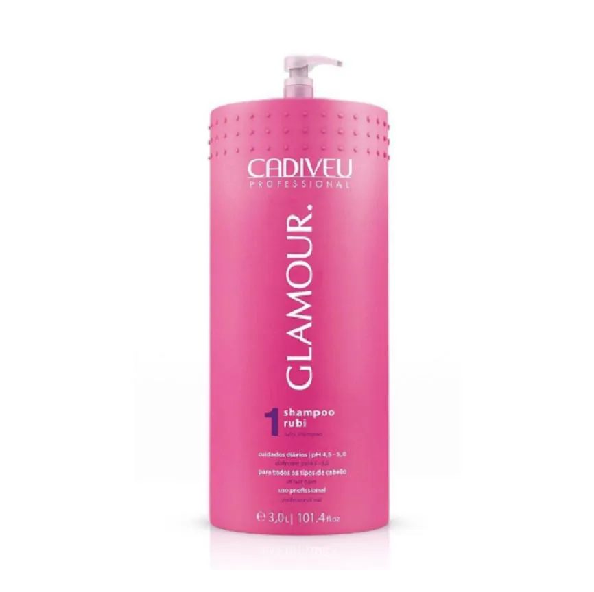 Shampoo Cadiveu Glamour Rubi Brilho 3000ml
