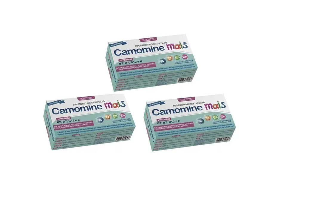 Kit C/3 Camomine Mais C/20 cápsulas -Arte Nativa