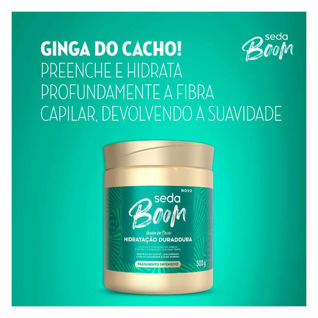 Tratamento Intensivo Seda Boom Hidratação Duradoura 500g