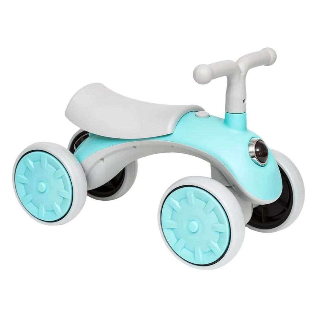 Bicicleta Infantil de Equilíbrio Scooter 4 Rodas Verde - Buba