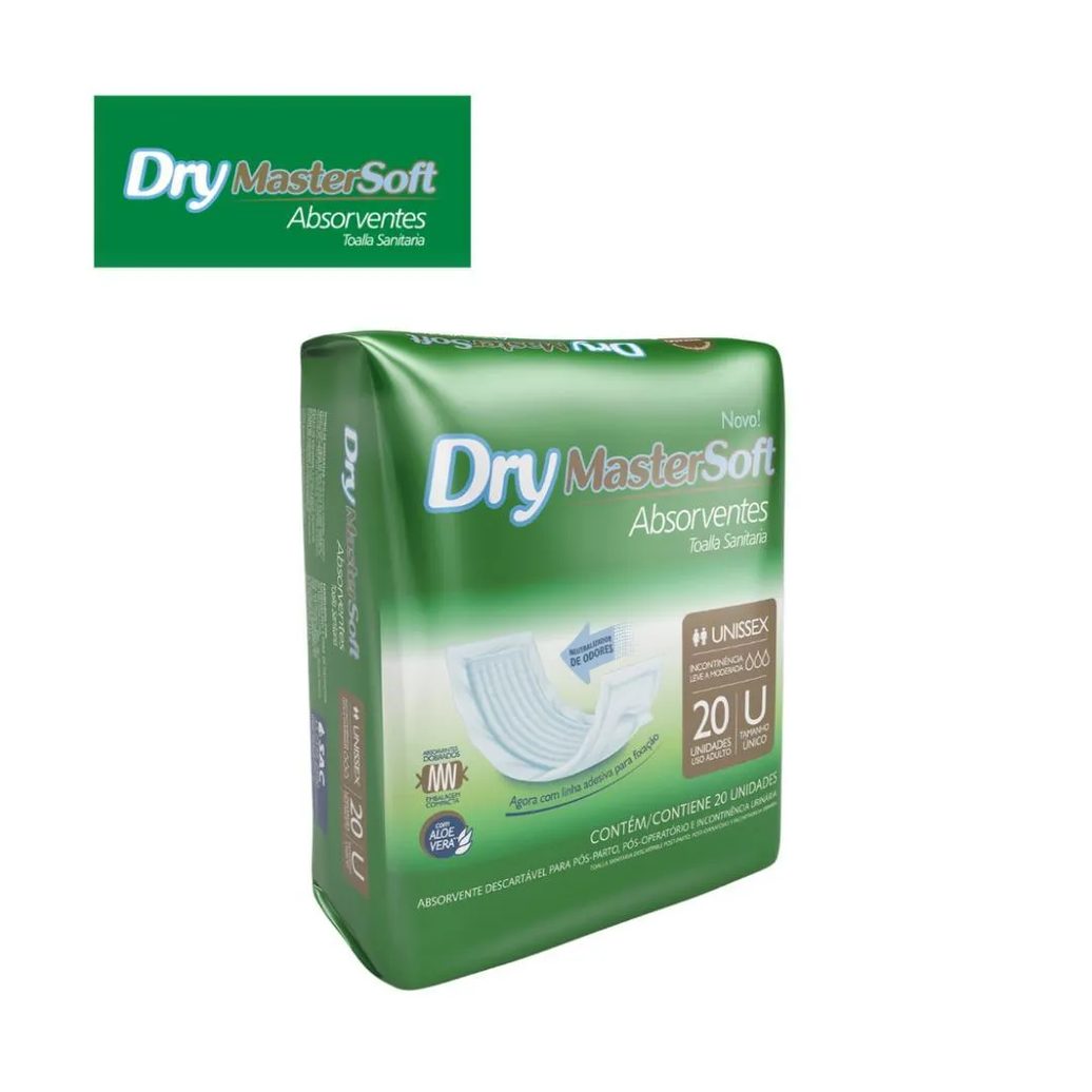 Absorvente Geriatrico Dry Master Soft Tam.unico C/ 20