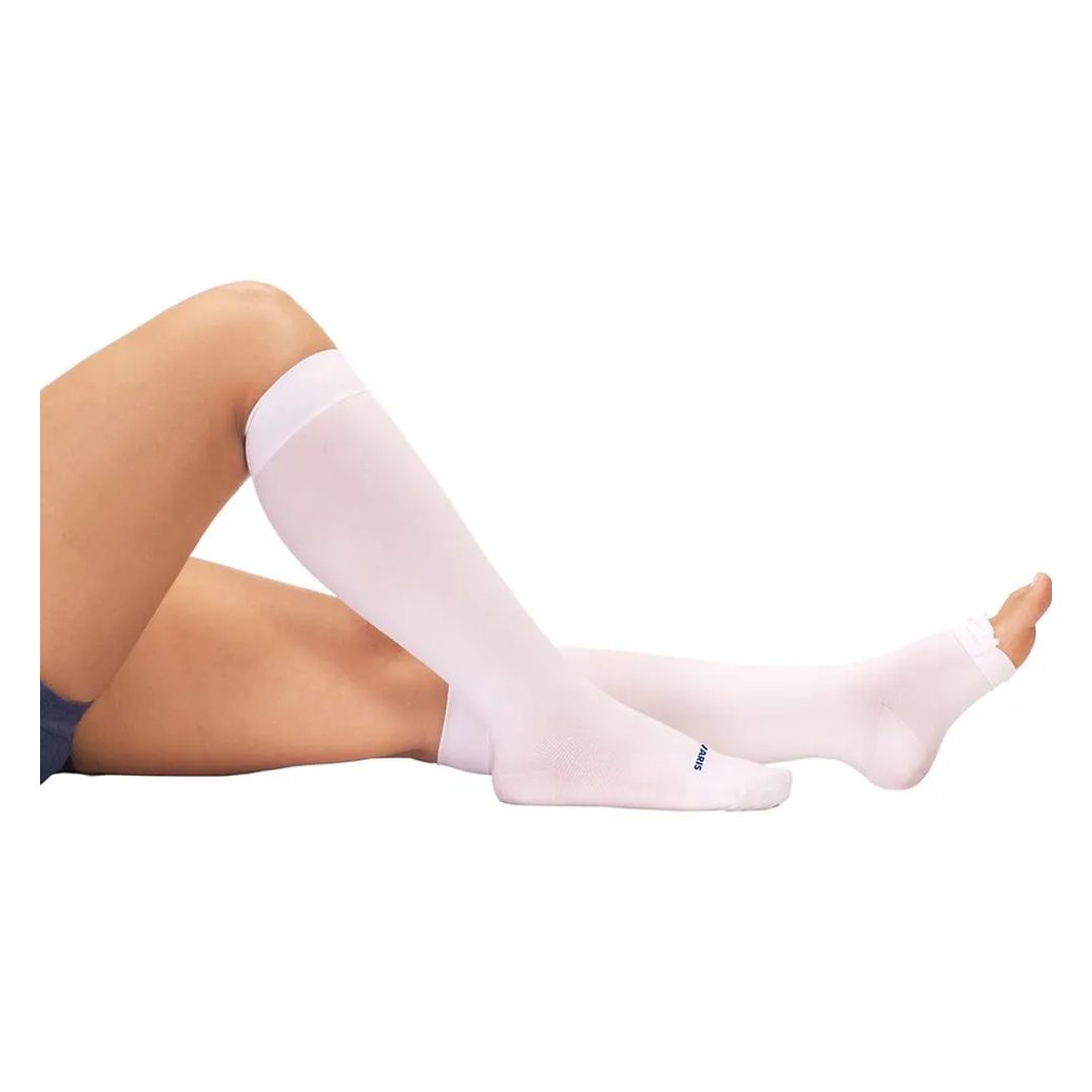 Meia Sigvaris Antitrombo 3/4 18-23 Mmhg 401E Branca G
