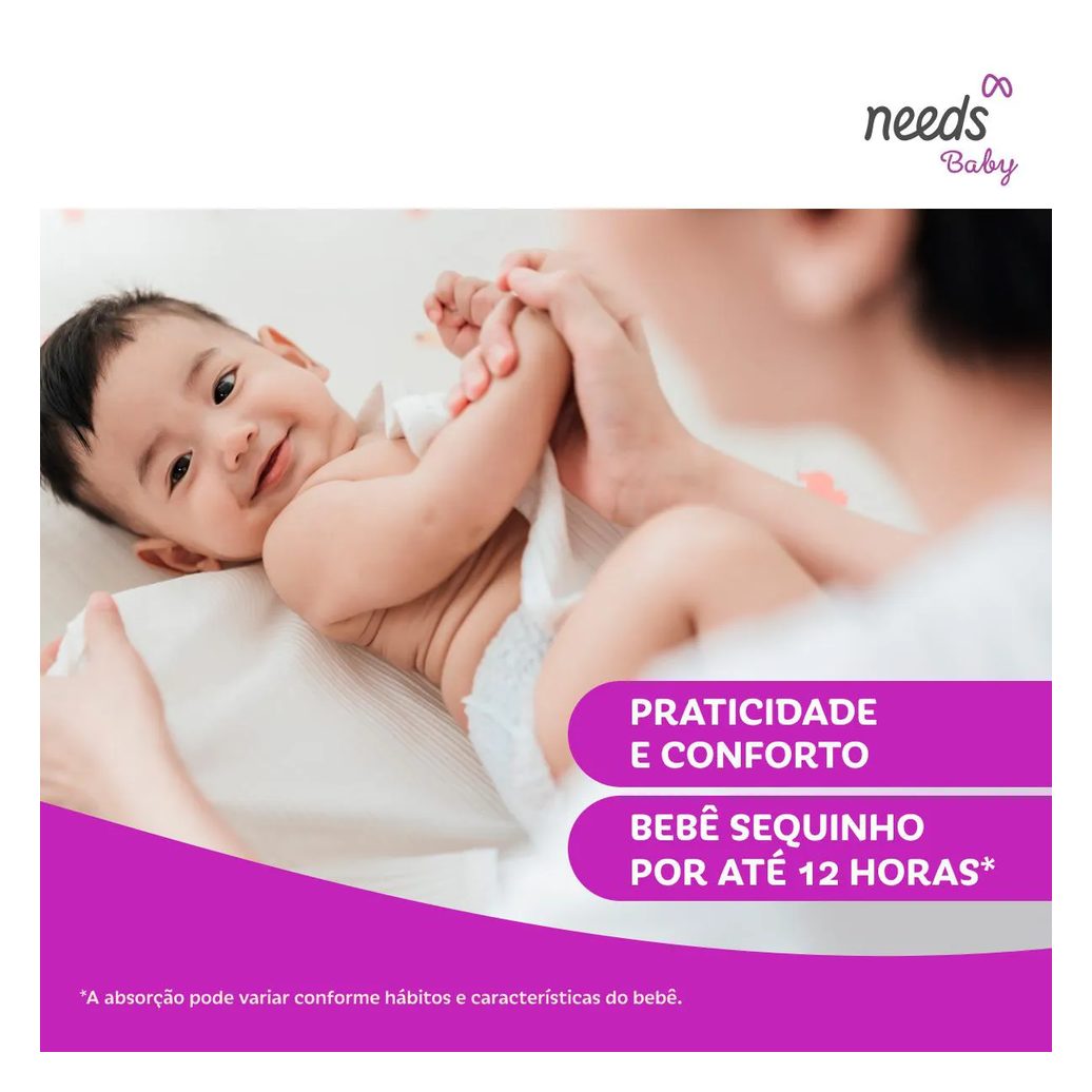 Fralda Needs Baby Ultrasafe XXG 54 Unidades