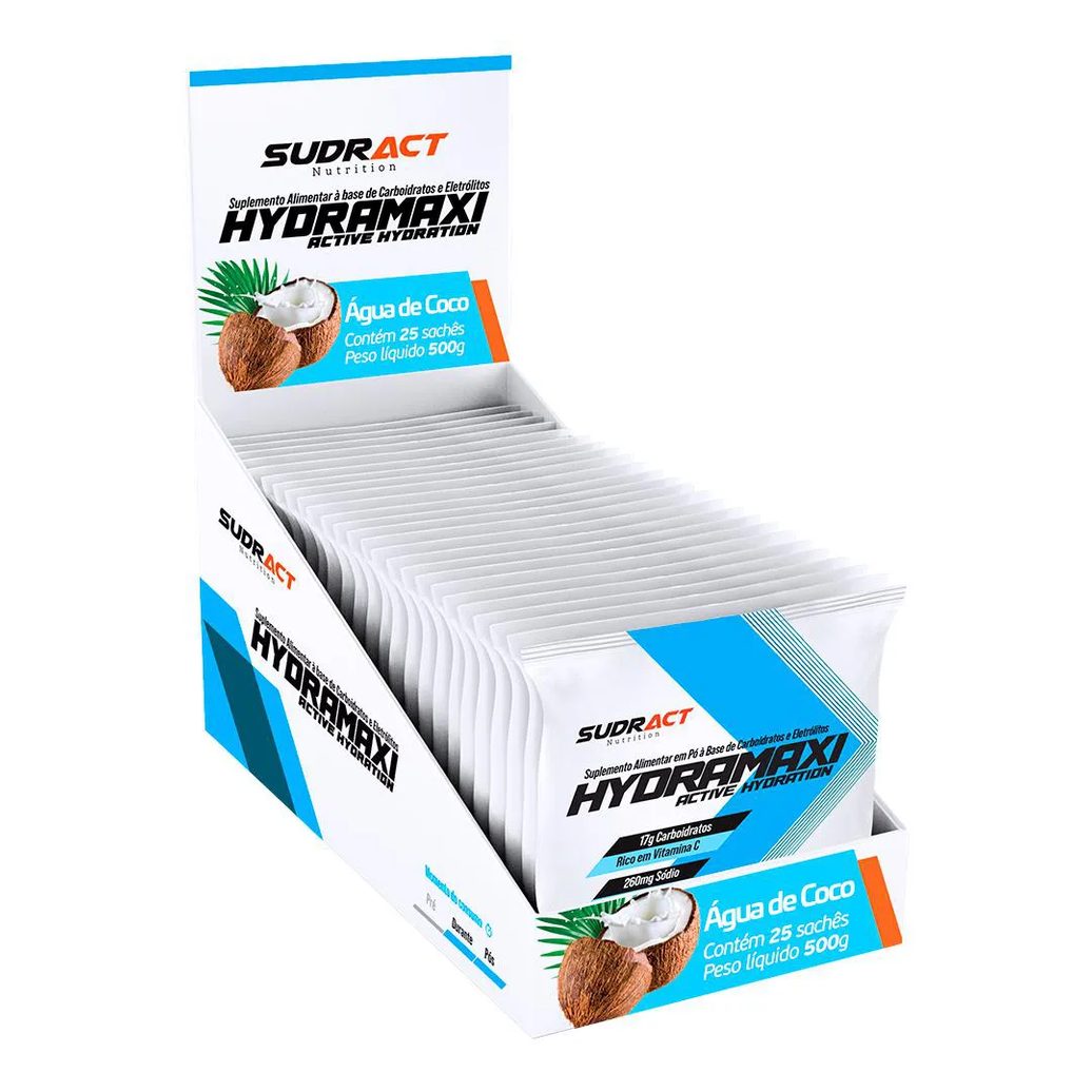 Hydramaxi Display 500g - Água de Coco