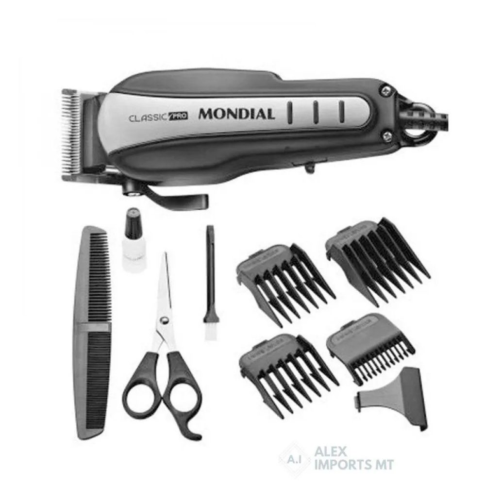 Máquina Corta Cabelo 10 Watts Mondial Maquininha Metal