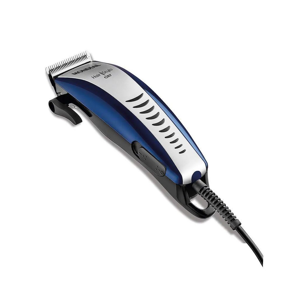 Cortador de Cabelos Mondial Hair Stylo Cr-0-220v-azul / Prata