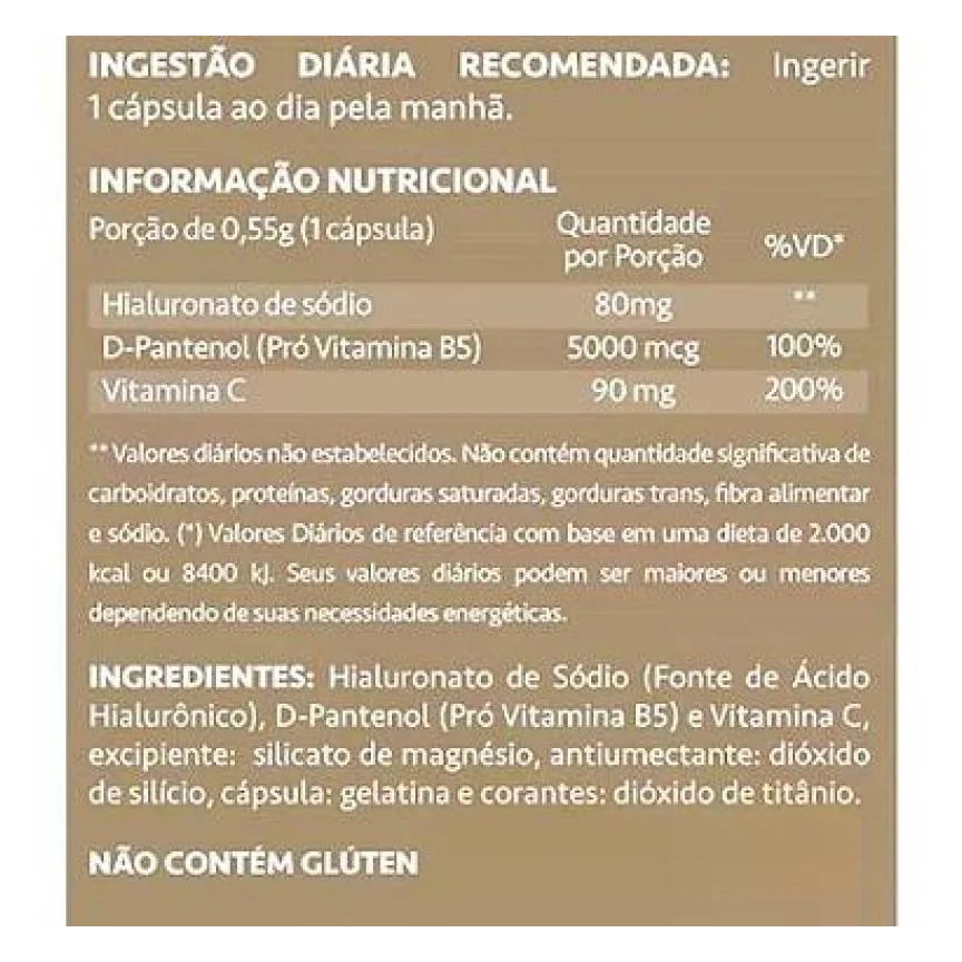Kit 2x Dermup Supreme D Pantenol e Ácido Hialurônico C 30 Cáps Maxinutri