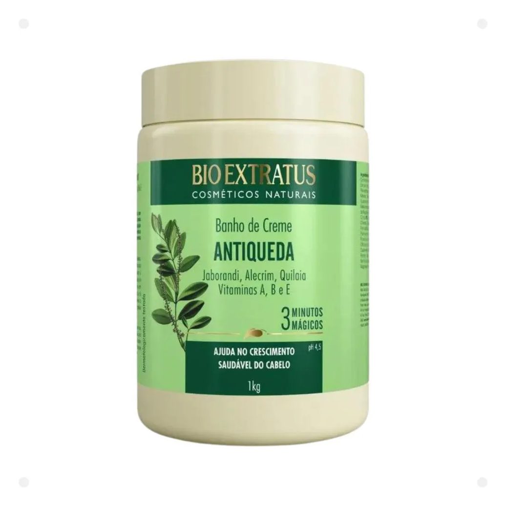 Banho de Creme Bio Extratus Antiqueda Jaborandi 1kg