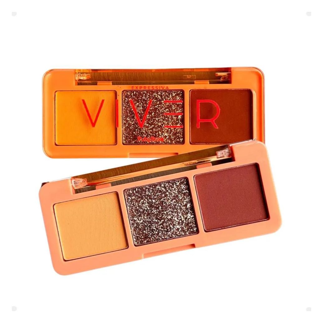 Trio de Sombras Ruby Rose Viver Expressiva Hb-f528