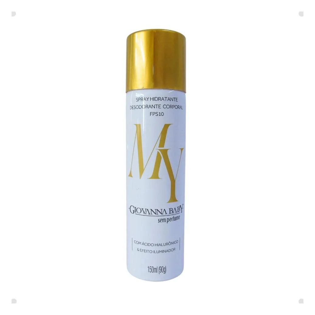Spray Giovanna Baby Desodorante Corporal sem Perfume Fps10 150ml