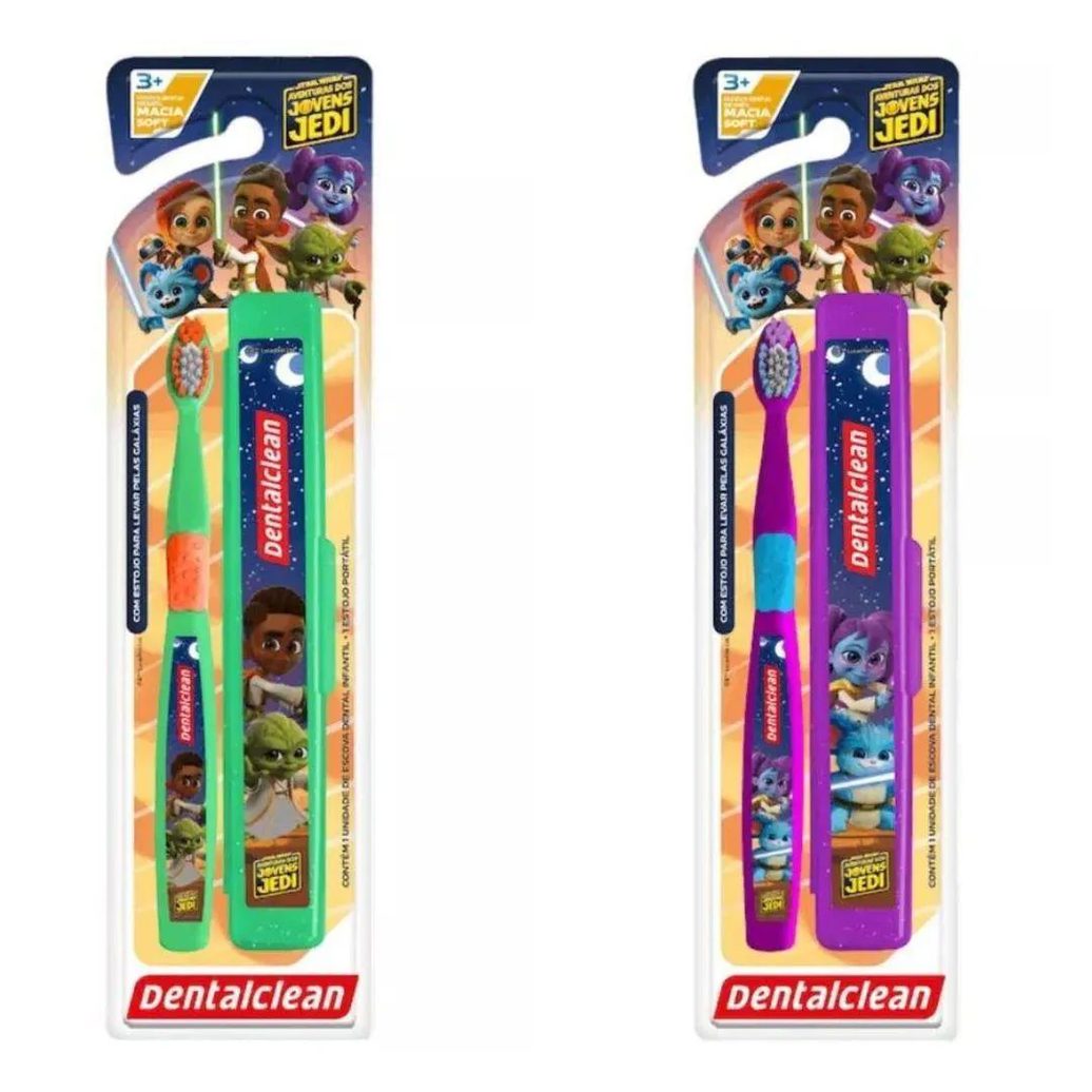 Escova de Dente + Estojo Young Jedi Escolar 3a - Dentalclear