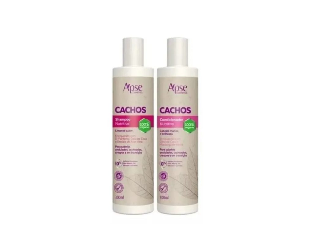 Kit Shampoo e Condicionador Nutritivo Cachos - Apse