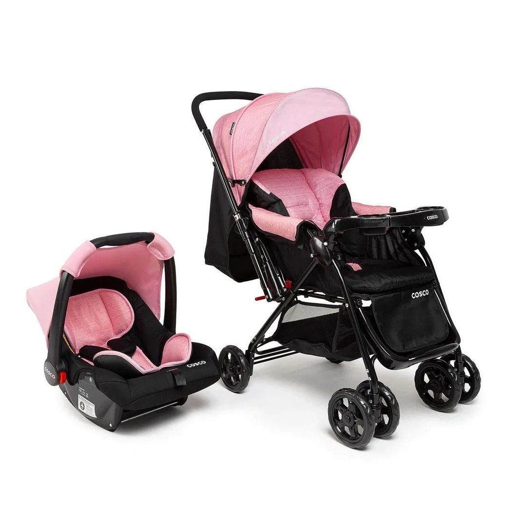 Travel System Reverse Cosco Rosa Rajado