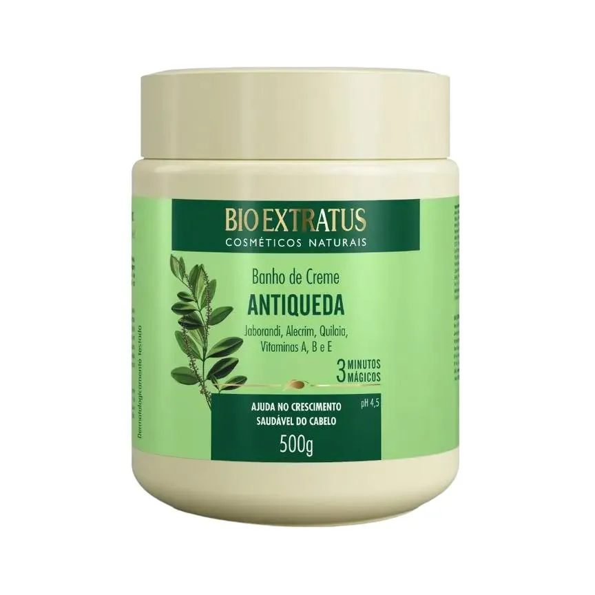 Banho de Creme Antiqueda Jaborandi 500 G Bio Extratus