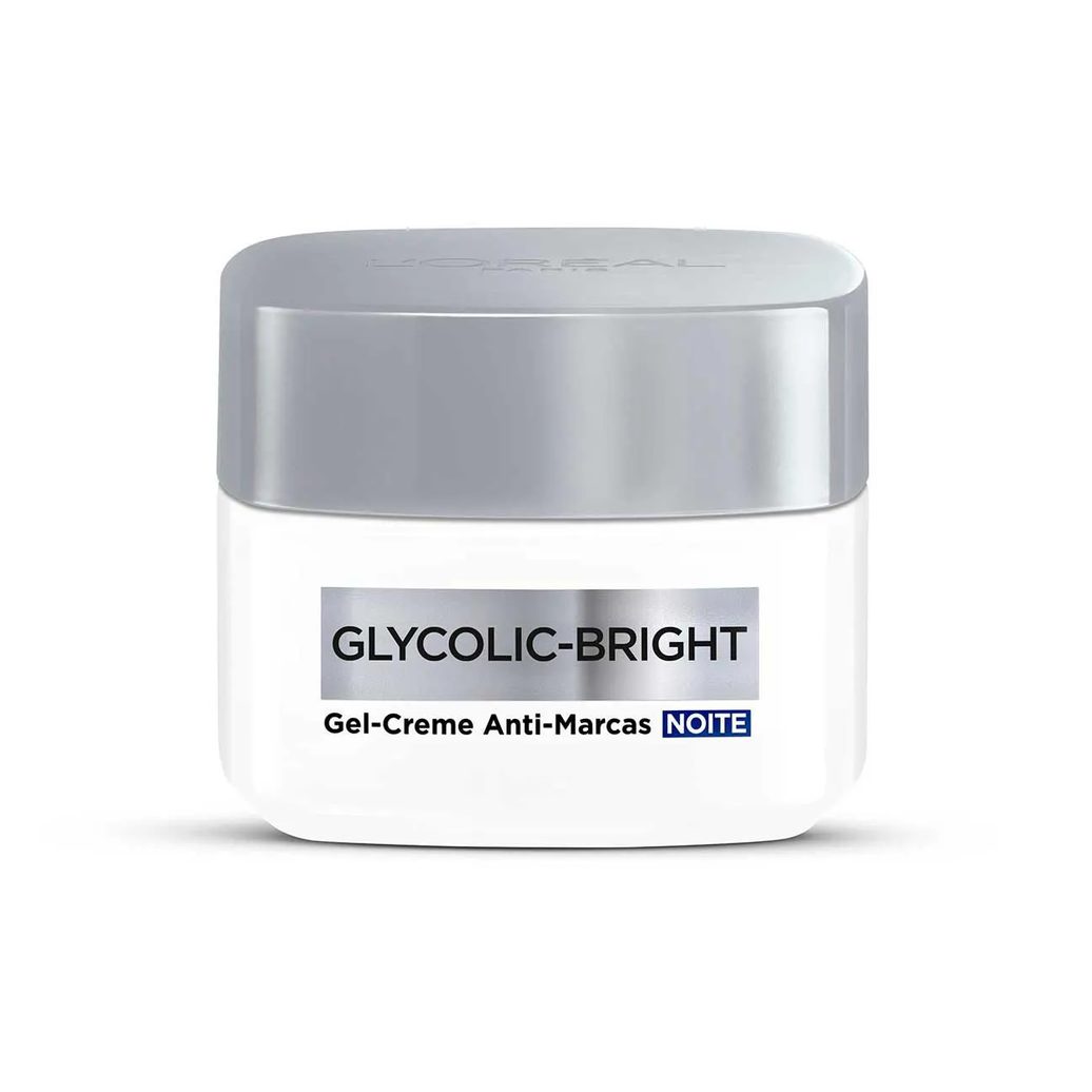 Kit L'Oréal Paris Glycolic-Bright Rotina Completa - Gel Limpeza + Sérum + Gel-Creme Noite