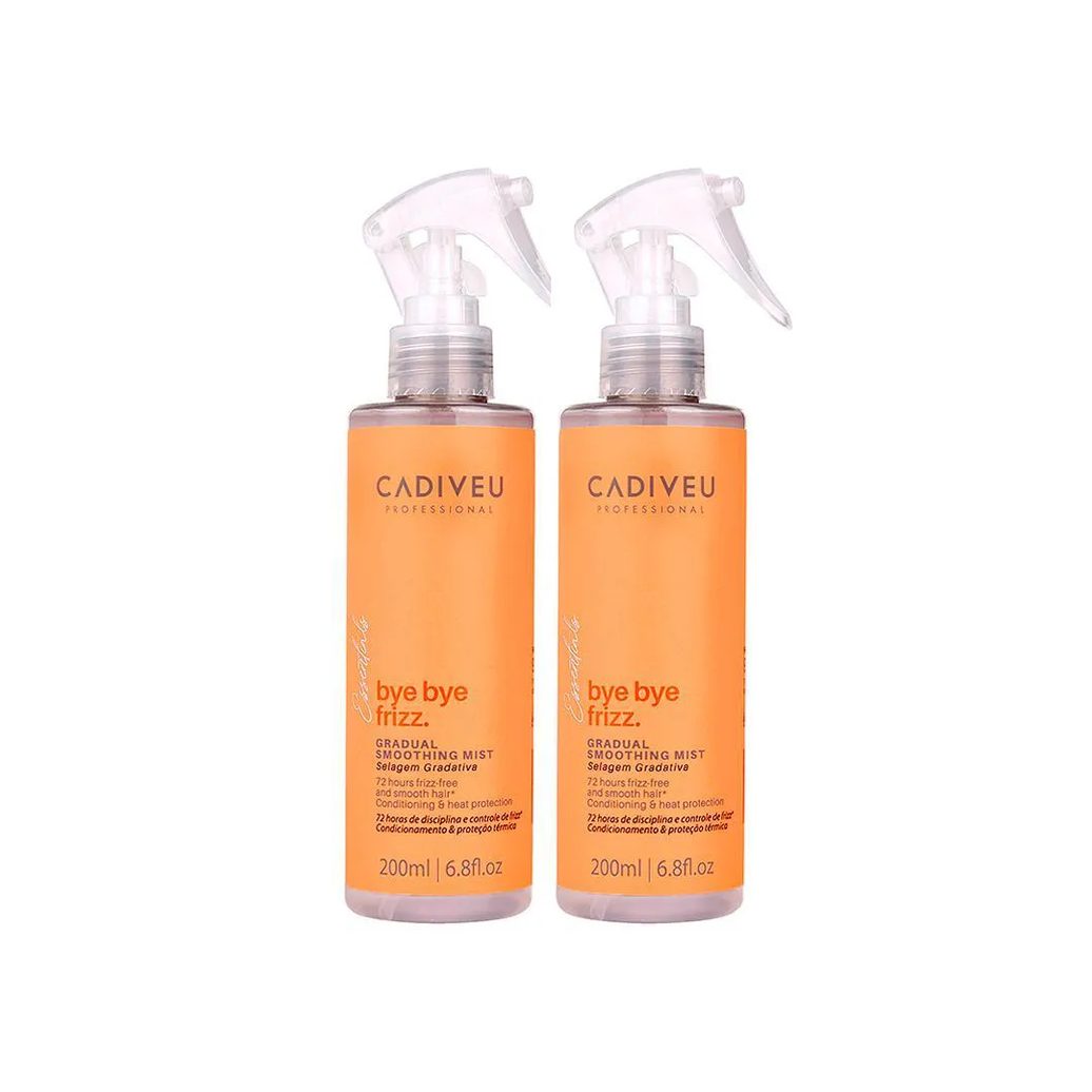 Kit Cadiveu Essentials Bye Bye Frizz - Leave-in Selagem Gradativa 200 Ml - 2 unidades