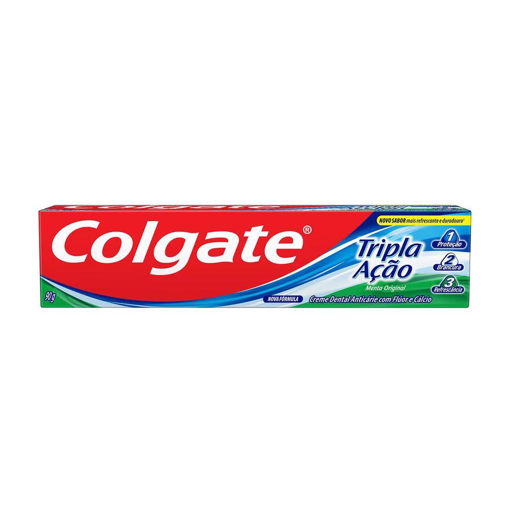 Creme Dental Colgate Tripla Ação Anticárie Menta Original 90g